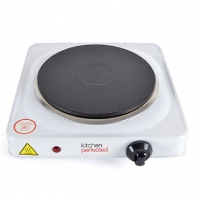 Kitchenperfected 1500W Single Hotplate - White