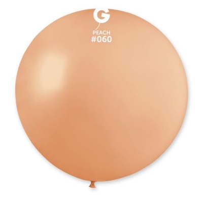 Gemar 31" 1 Latex Balloon G30 Peach #060