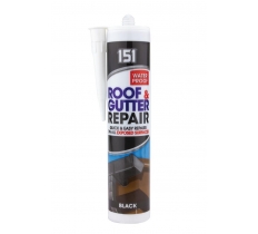 Waterproof Roof & Gutter Repair Sealant Black 280ml