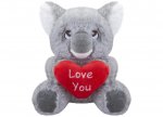 Valentines Day'S Koala Bear With Love Heart 15cm