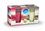 Glass Candle Wild Berries Vanila & Coconut 2 Pack