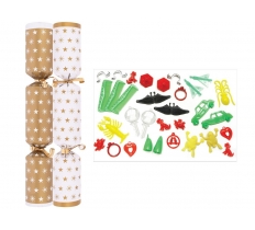 Christmas Crackers 10" x 50 Gold Star ( 35p Each )