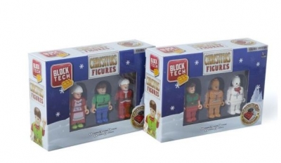 Block Tech Christmas Figures 3 Pack