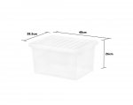 Wham Crystal 37L Box And Lid