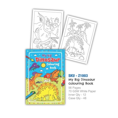 A4 Dinosaur Colouring Book (VAT ZERO)