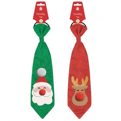 Christmas Novelty Long Tie ( Assorted Designs )