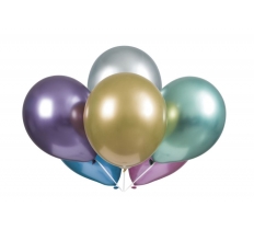 Platinum Assorted 11" Latex Balloon 25 Pack