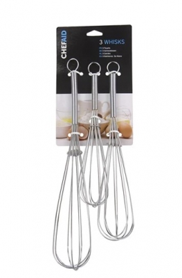 Chef Aid 3 Whisks