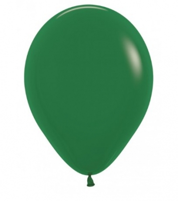 Sempertex 12" Fashion Forest Green Latex Balloons 12 Pack