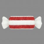 TINSEL STRIPE SWEET 28.5 X 14CM