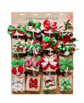 Hair Clip W/Ribbon Bows Mega Mix