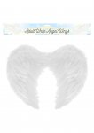 Adult White Angel Feather Wings (44cm x 34cm)