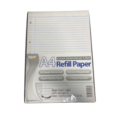 Tiger A4 Refill Paper 4 Ring