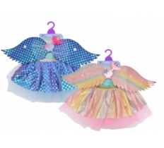 Mermaid Dress Up Set With Wings ( Assorted Designs )