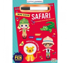 Safari Wipe Clean Book with Pen (ZERO VAT)