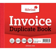 Silvine Duplicate Invoice Book