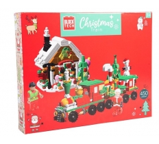 Block Tech Christmas Train & Station