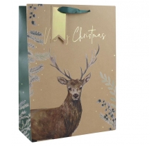 Xmas Alpine Stag Xl Bag (33 x 45.5 x 10cm)