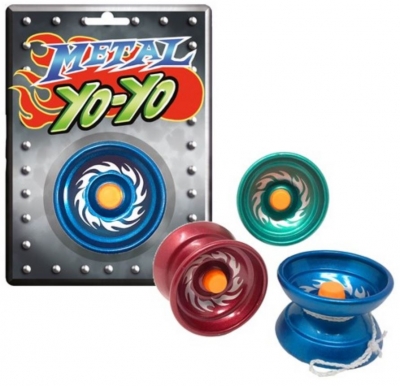 Metal Yoyo 5.5cm On Blister Card