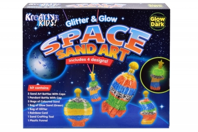 Glitter And Glow Space Sand Art