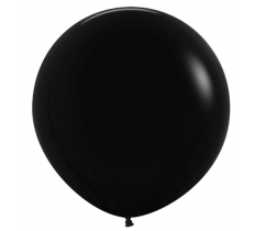 Sempertex Fashion Black 24" Latex Balloons 3 Pack