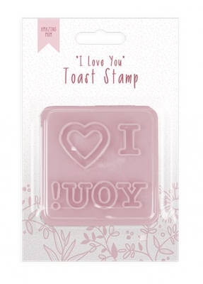 Mothers Day I Love You Toast Stamp