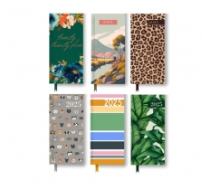 2025 Slim Graphic Patterned Diary