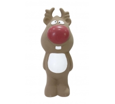 Dog Toy Latex Reindeer 21Cm Squeaky