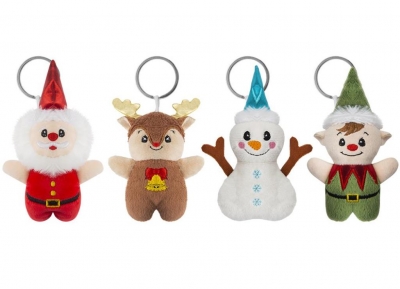 10cm Christmas Plush Keychain