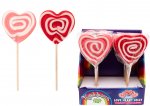 80g Love Heart Lolly In Display Box x 12 Pack ( 0.75p Each )