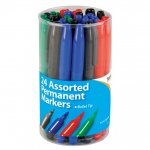 Tiger Bullet Tip 2mm Permanent Assorted Markers 24 Pack