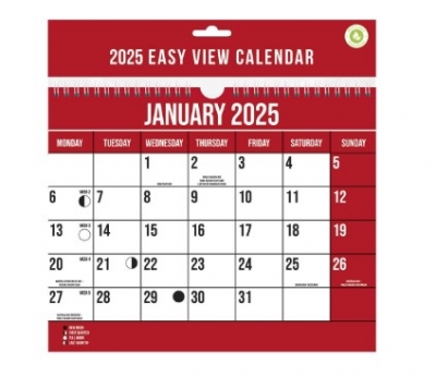 2025 Calendar Commercial Easy To View