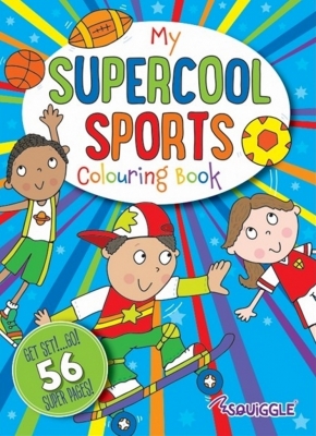 Super Cool Sports Colouring Book