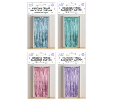 Pastel Fringe Backdrop Curtain