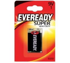 Eveready 9V Batteries X 12 ( 0.66p Each )