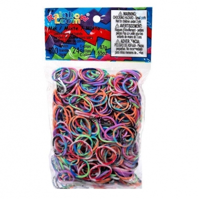 Colourful Mix loom bands