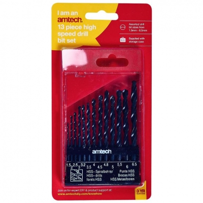 Amtech 13 Piece High Speed Drill Set Small