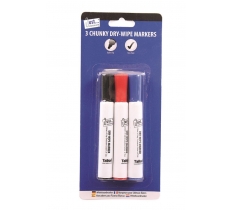 Tallon 3 Chunky Dry-Wipe Board Markers