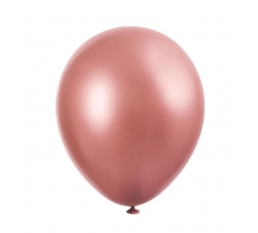 25 11" Platinum Latex Balloon Rose Gold