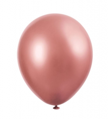 25 11" Platinum Latex Balloon Rose Gold