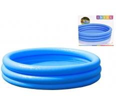 3 Ring Crystal Blue Paddling Pool 58" x 13"
