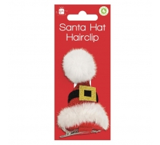 Christmas Santa Hat Hair Clip