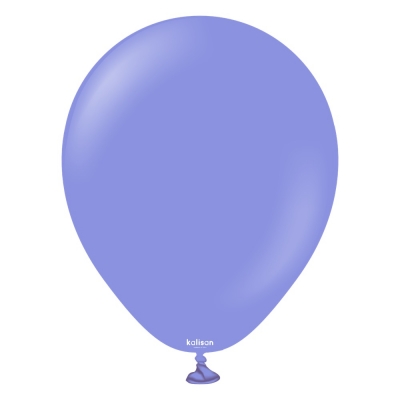 Kalisan 5" Standard Periwinkle Latex Balloons 100 Pack