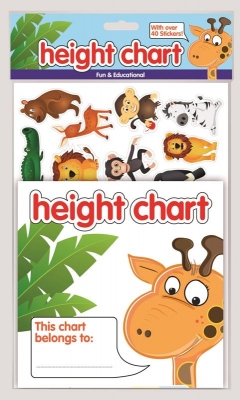 County Height Chart With Stickers