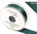 Eleganza Double Faced Satin 25mmx20M Green