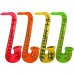 INFLATABLE NEON SAXOPHONE 55CM