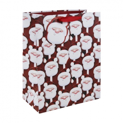 Christmas Santa Repeat Large Bag