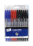 Tallon Assorted Ballpoint Pens 12 Pack