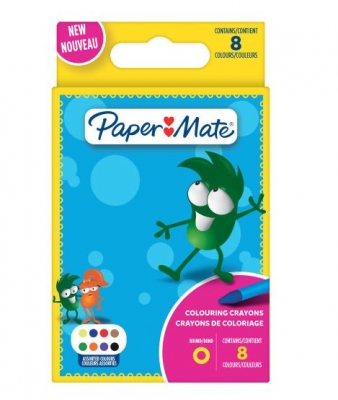 Paper Mate Colouring Crayons 8 Pack