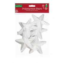 Polystyrene Stars 6 Pack